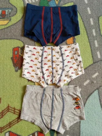 Lot de 3 boxers voiture Tex, taille 2-3 ans, 98cm