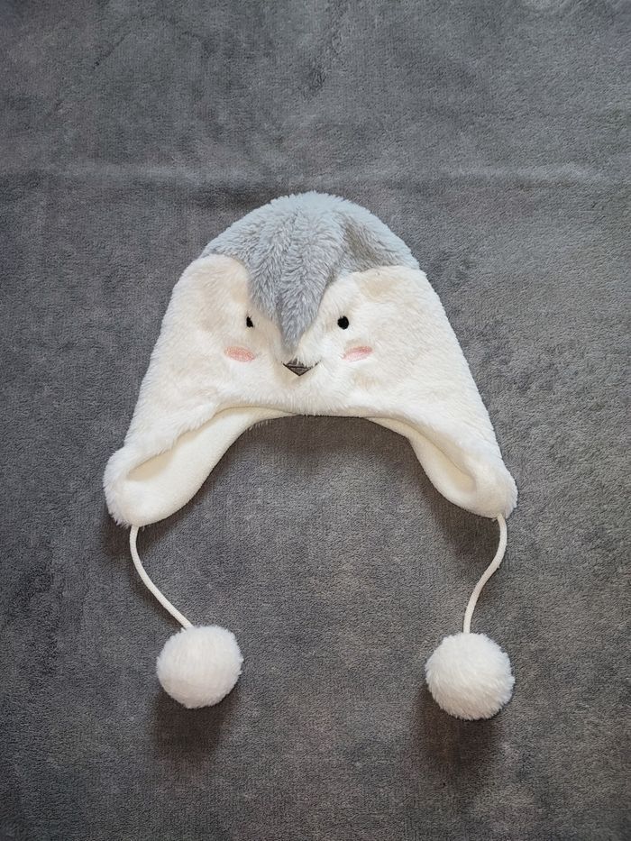Bonnet pingouin 1/2 ans