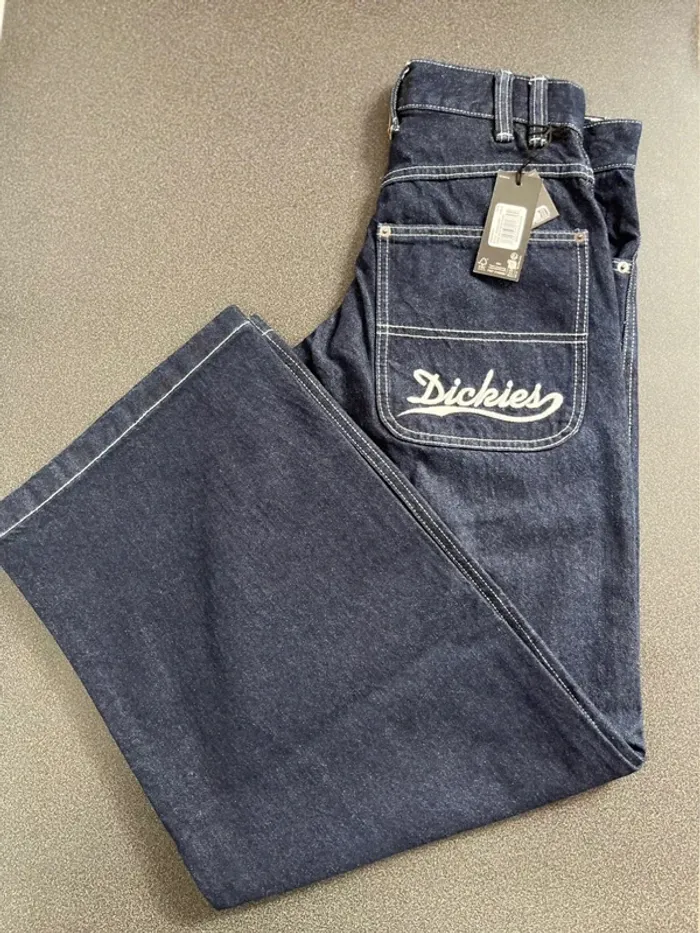 Dickies Loose Wave Jean large denim délavé - photo numéro 2