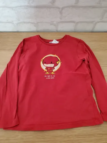 T shirt manches longues Flash 4 ans