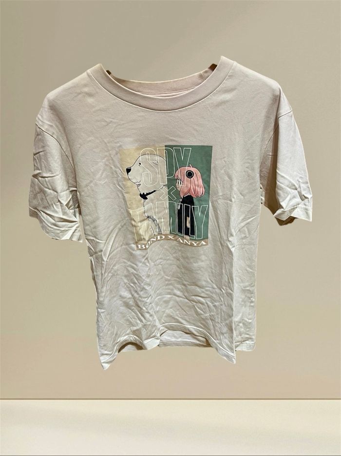 T-shirt blanc Uniqlo UT Spice Family taille XS