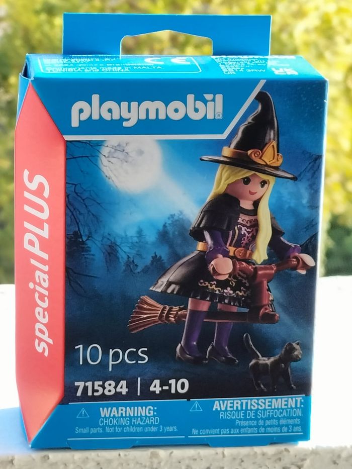Playmobil la sorcière et son chat