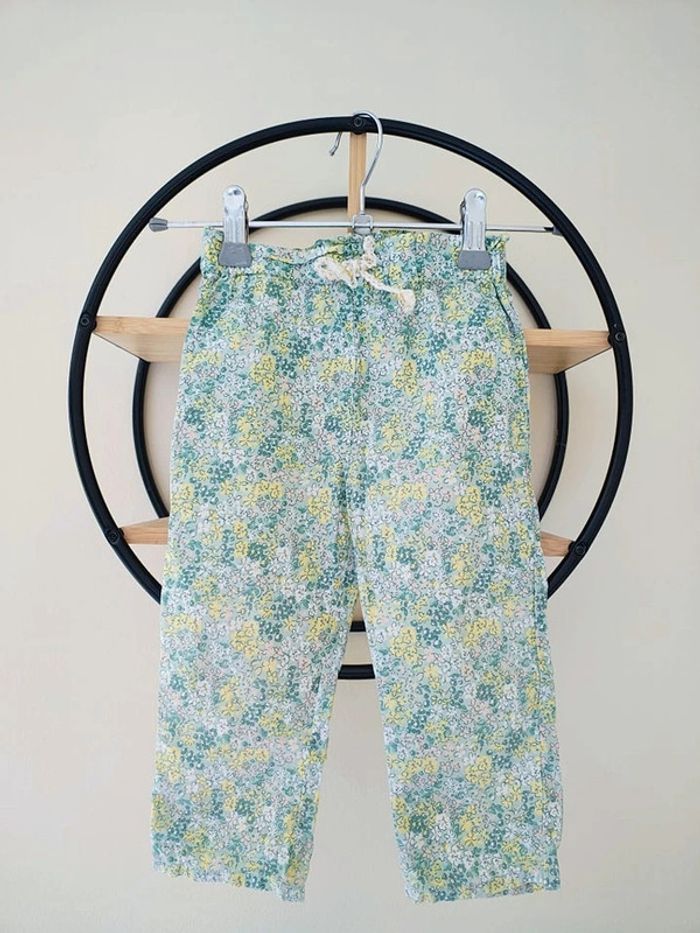 24 mois 2 ans pantalon léger Gémo couleur pastel