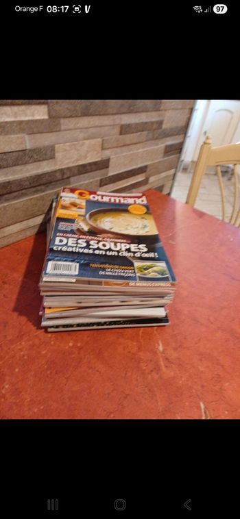 Lot de 19 magazines " Gourmand " 2013