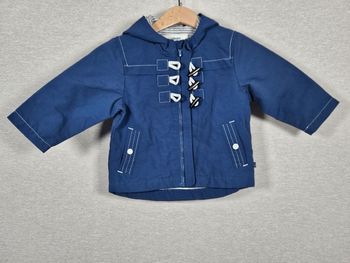 Manteau a capuche  obaïbi  12 mois 74 cm 