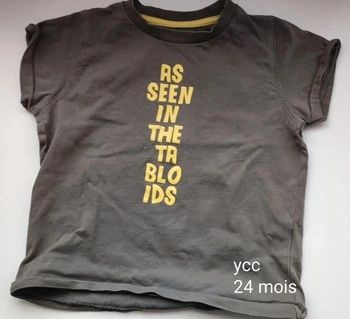 T-shirt ycc 24 mois