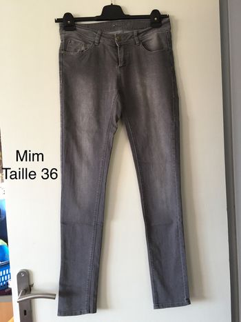 Jeans Slim gris Mim Taille 36