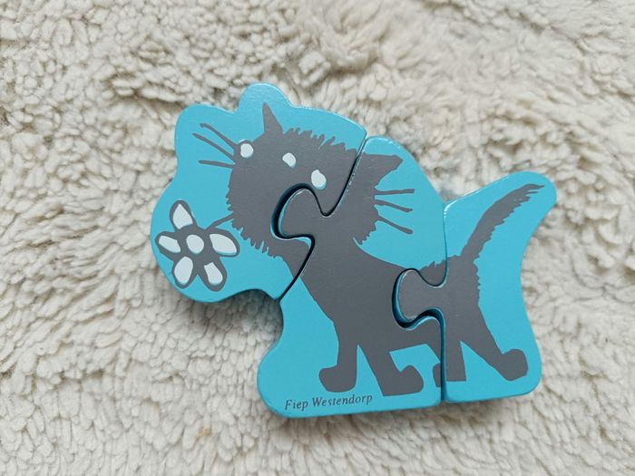 Puzzle 3 pièces chat - photo numéro 2