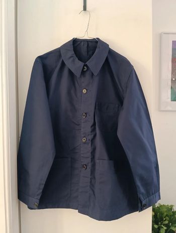 Veste chemise légère bleu de travail vintage
Made in France
