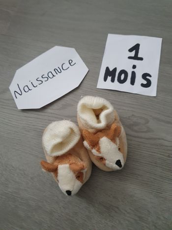 Chaussons naissance 1mois
