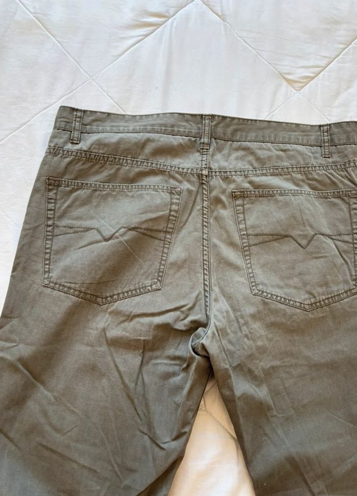 Pantalon homme In Extenso taille 50/2XL – marron/gris – regular – coupe droite - photo numéro 10