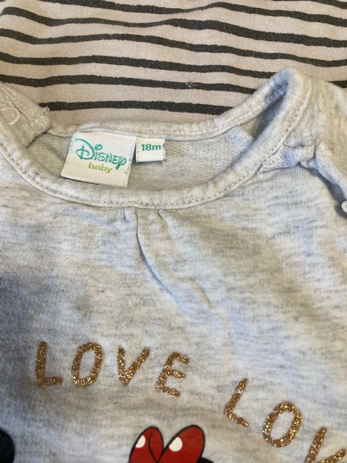 Lot de 2 sweat-shirt bébé fille - photo numéro 4