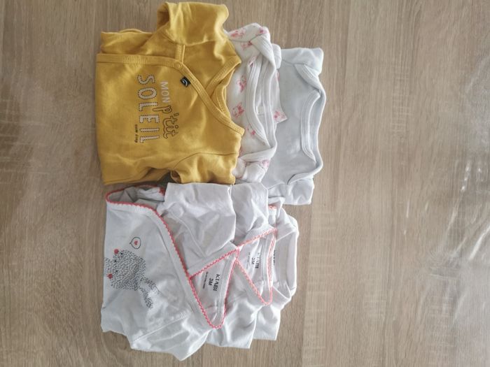 Lot de 6 bodies manches longues