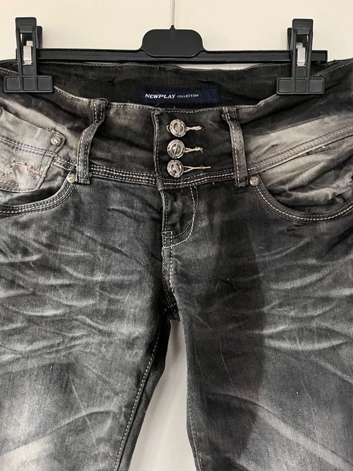 Jean taille basse Pantalon Taille 38 M Newplay Collection - photo numéro 2