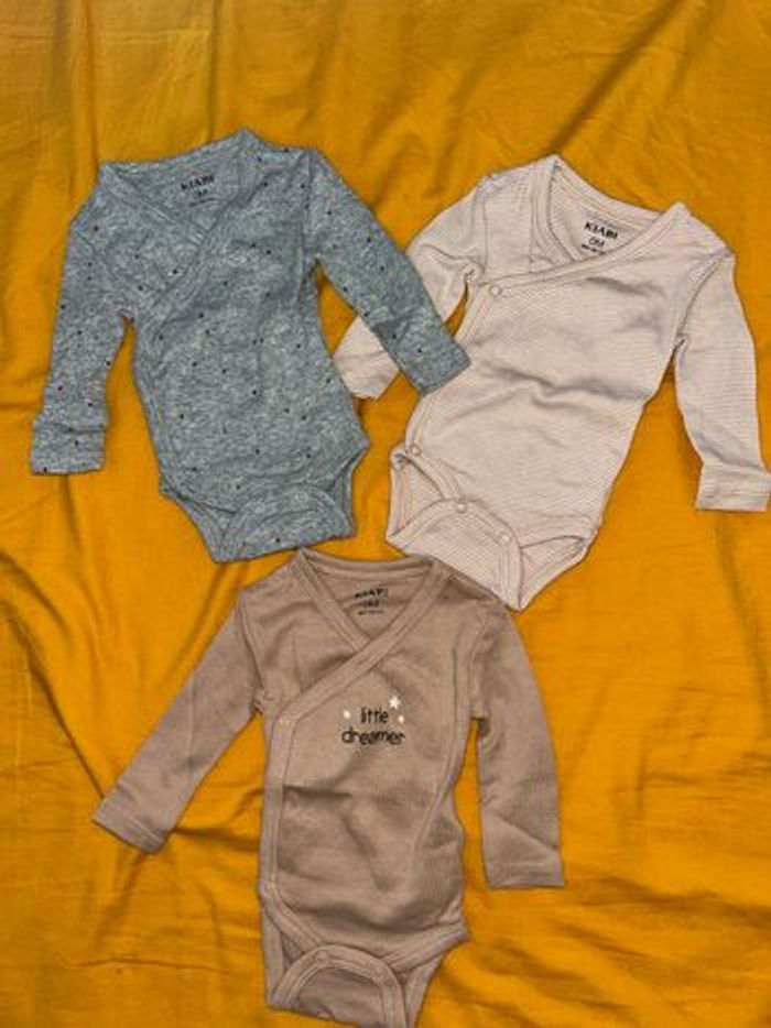Lot de 3 Bodys Naissance