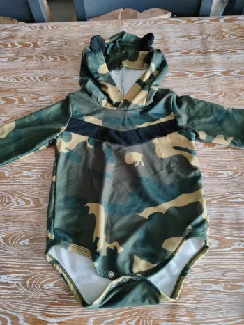 🍁 bodies+ haut militaire 18-24 mois🍁