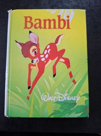 Livre Bambi de Walt Disney en bon état