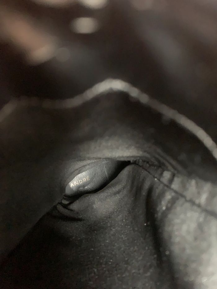 Superbe botte en cuir véritable noir Vintage | Pointure 38 - photo numéro 15