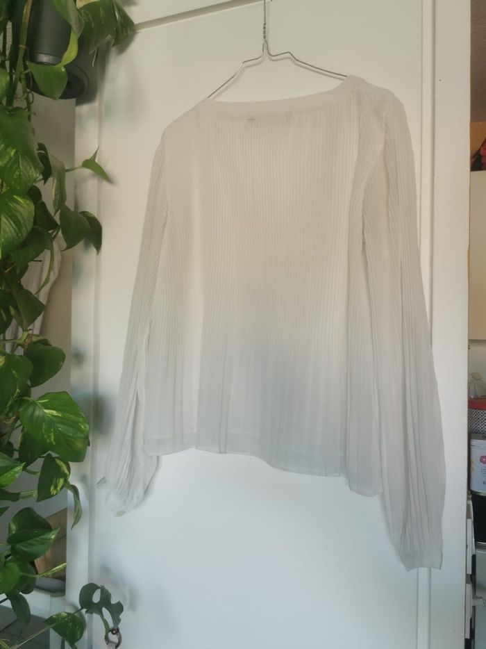 Chemisier léger blanc Zara - photo numéro 2