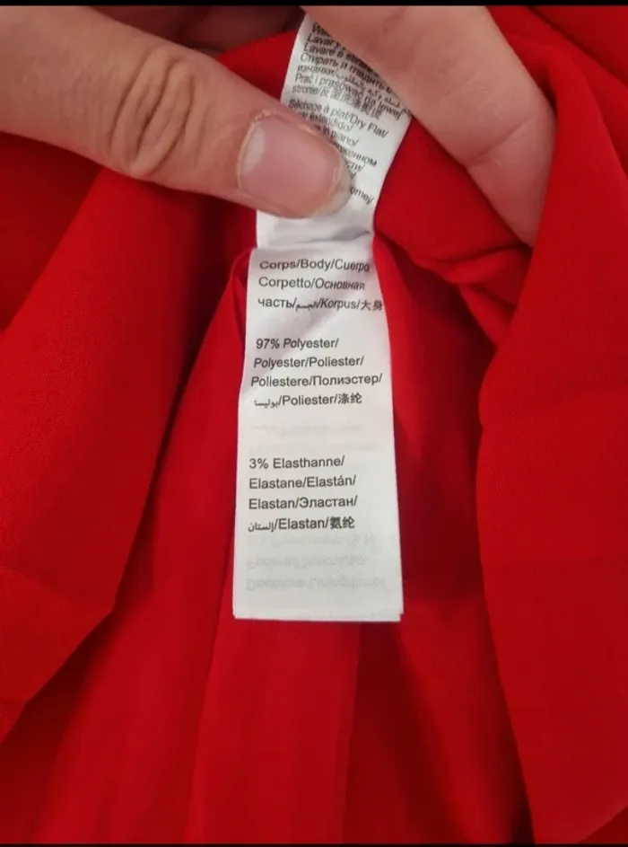 Neuf jolie jupe plissé rouge femme bizzbee XS/34 - photo numéro 8