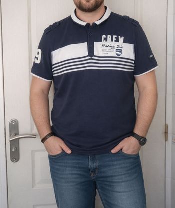 Polo bleu marine homme celio taille XL/42