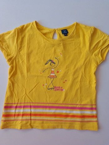 Tee-shirt fille 4 ans Terre de Marins