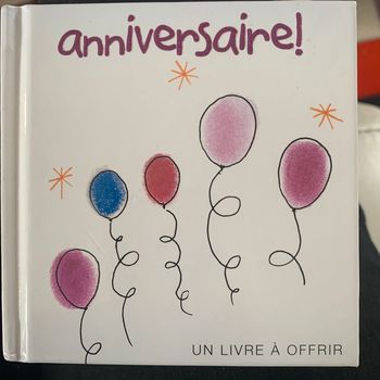 Livre Anniversaire