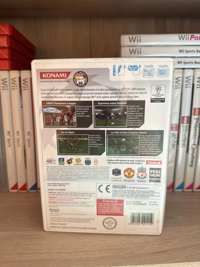 Pes 2009 jeu Wii football pro évolution soccer - photo numéro 3