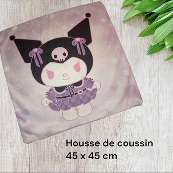 Housse de coussin kuromi
