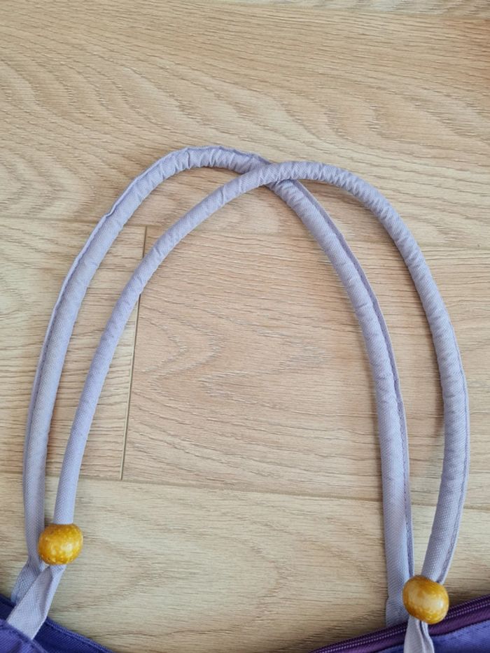 Grand sac de plage flamand rose coquillage - photo numéro 4