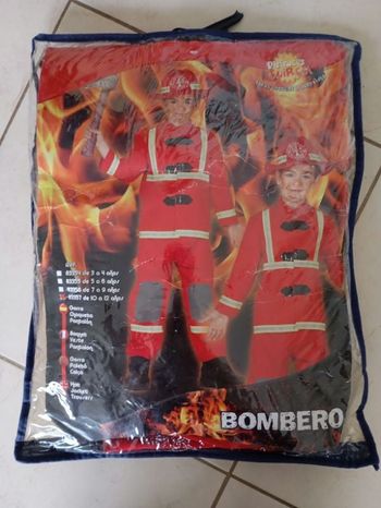 Déguisement pompiers 10-12 ans neuf