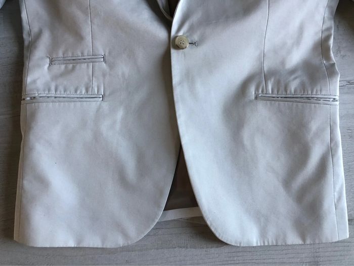 Veste blanche H&M T 50 portée 1 fois - photo numéro 4