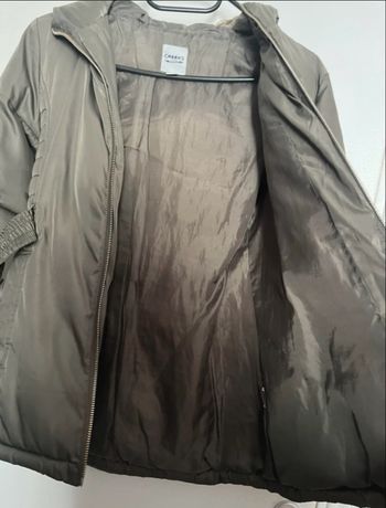 Creeks Veste doudoune kaki à capuche fille taille 10ans (8/10ans)