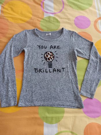 Haut fille gris