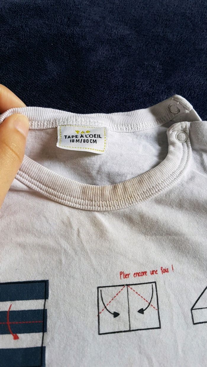 Tee shirt bebe 18 mois - photo numéro 2