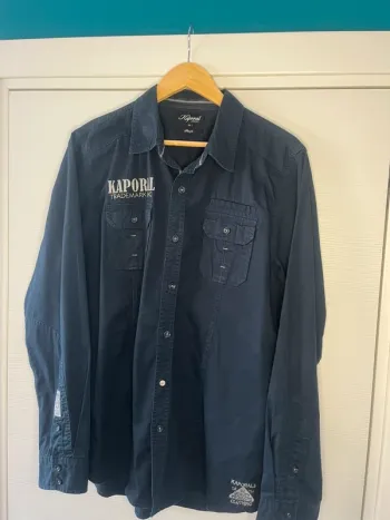 🔹 Chemise Bleu Marine – Kaporal 🔹