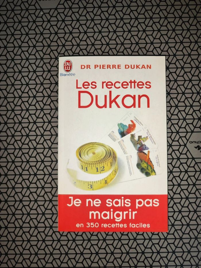 Livre les recettes de dukan