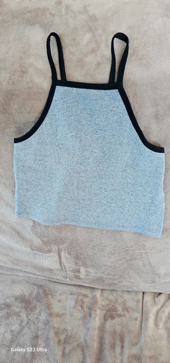 Top bleu Zara taille S