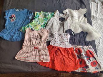 Lot 7 robes été fille 6 mois