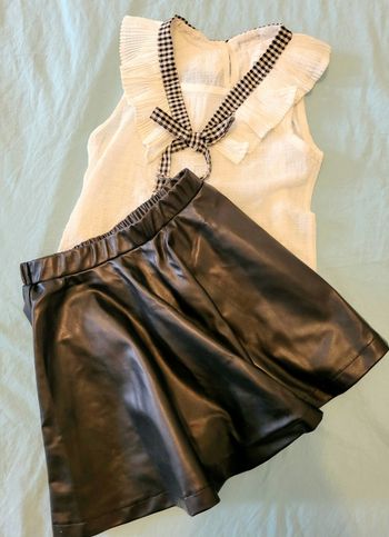 Jupe simili cuir