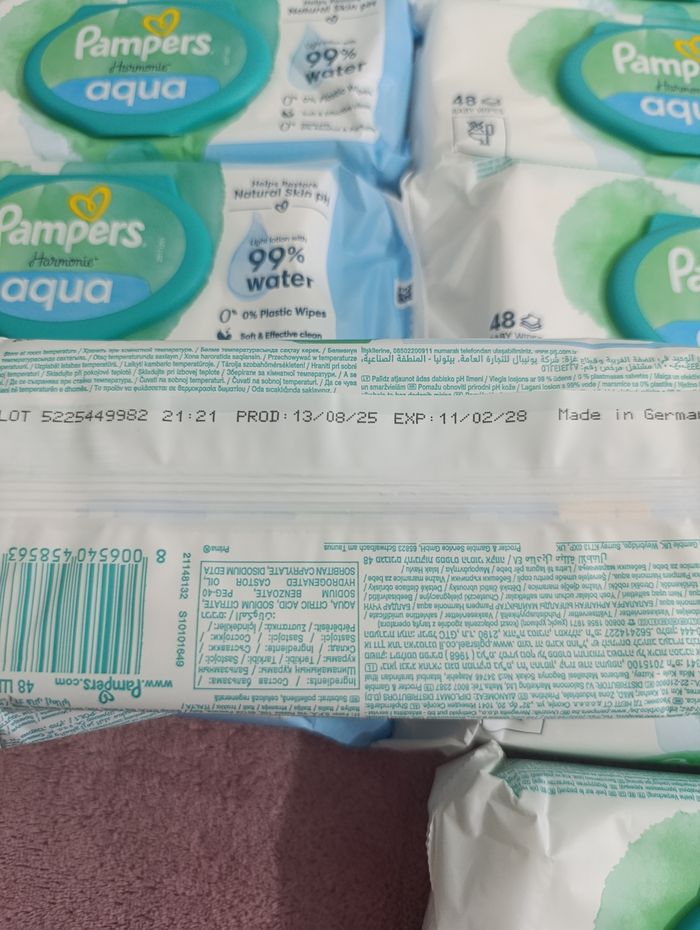 10 paquets de 48 lingettes harmonie Aqua - photo numéro 3