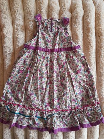 Robe à fleurs Orchestra 4 ans