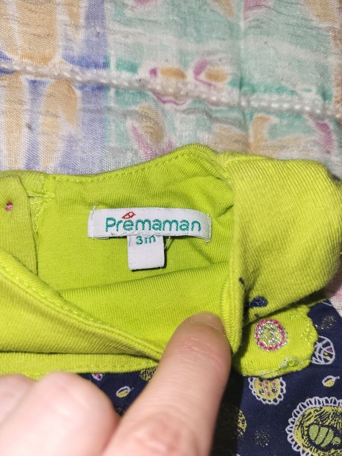 Tee-shirt fille 3 mois - photo numéro 2