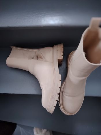 Chelsea boots blanc cassée p39