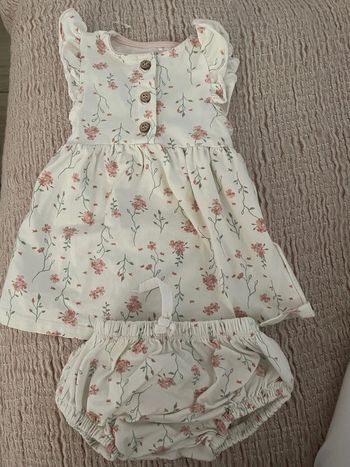 Ensemble prénatal robe + bloomer