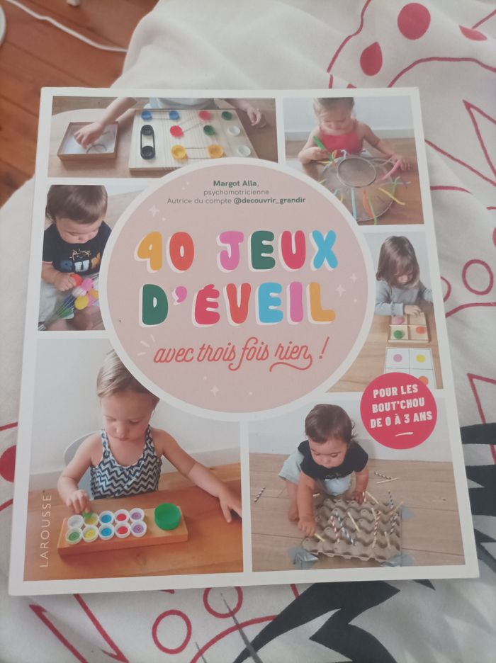 40 jeux d' éveil avec trois fois rien
