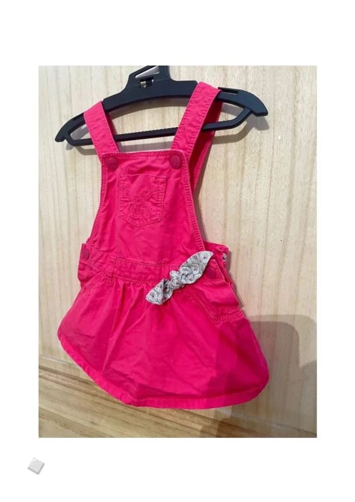 Robe salopette rose fushia - 3 mois - photo numéro 7