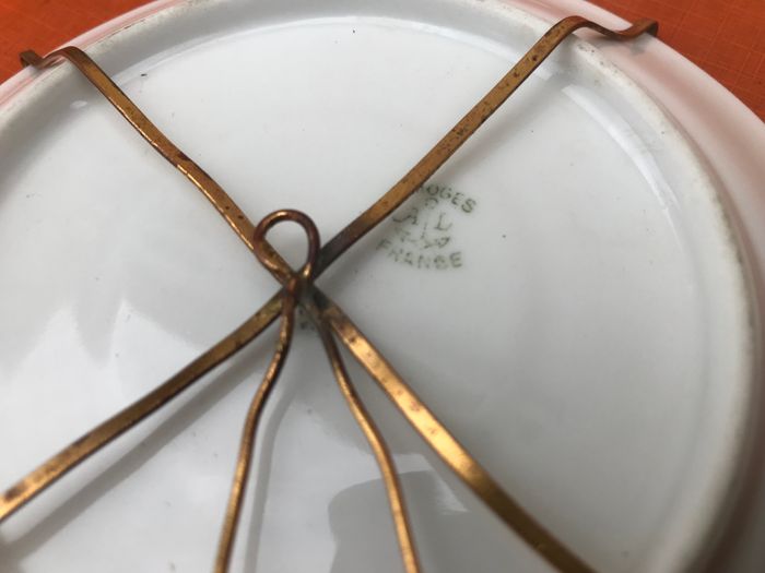 Assiette porcelaine Lourdes L' Apparition Limoges A.L France - photo numéro 5