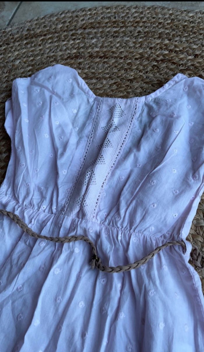 Robe tape à l’œil 4 ans rose pâle dos nu - photo numéro 2
