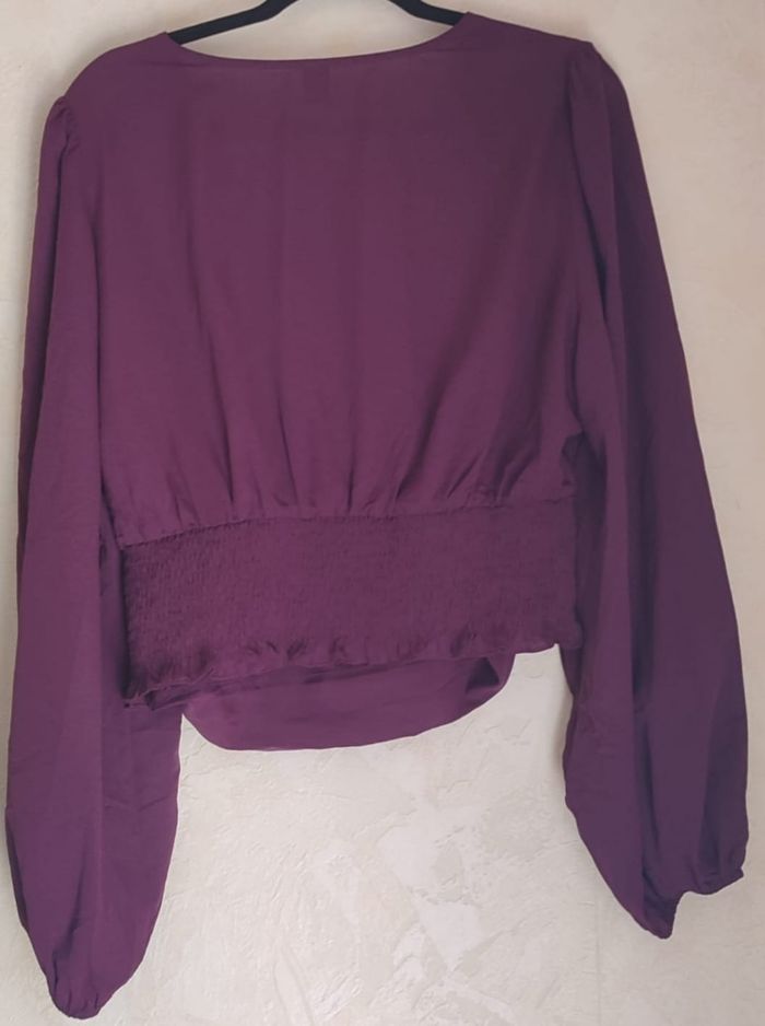 Blouse bordeaux foncé - photo numéro 2
